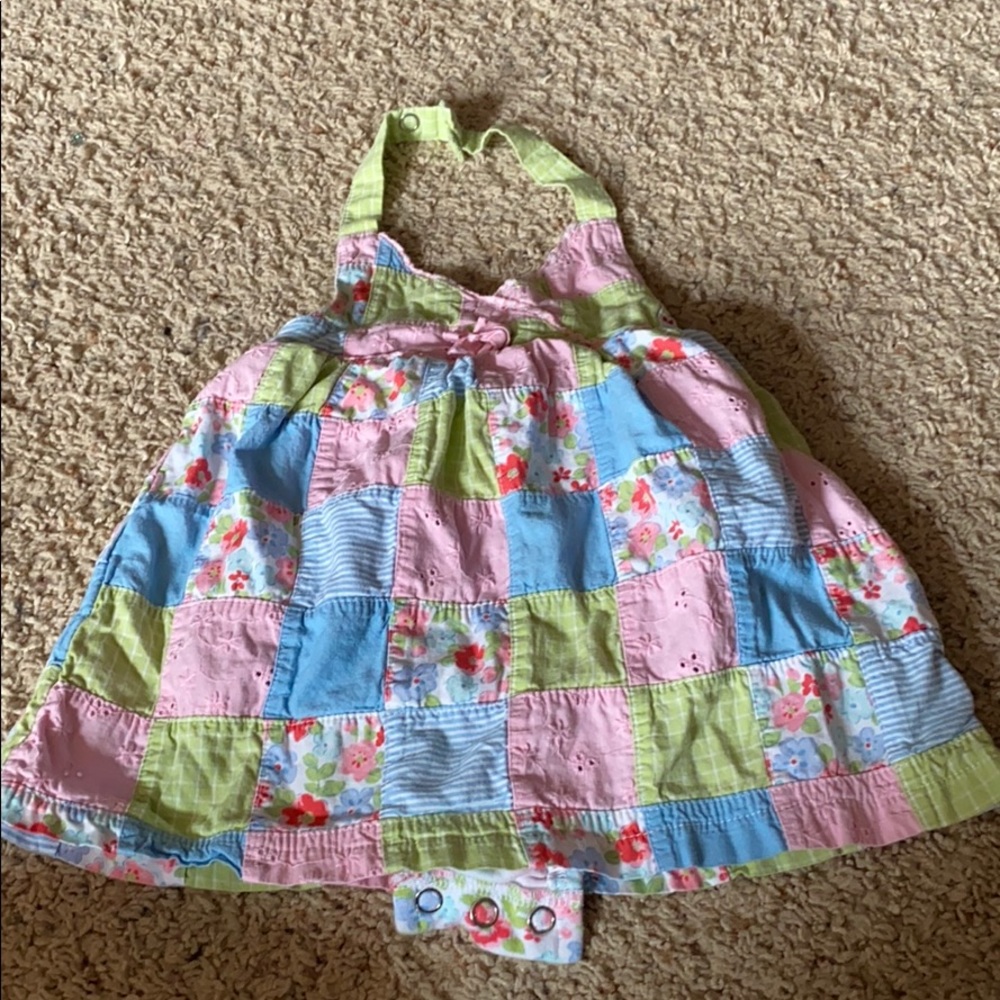 Patchwork Halter top dress